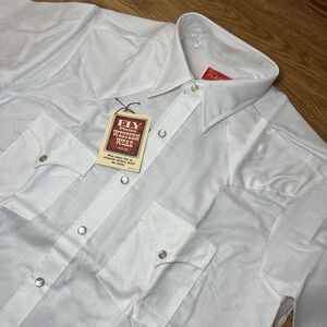 Vtg Ely Plains Western Pearl Snap Shirt Men Short Sleeve Sz 16 Cowboy Retro USA